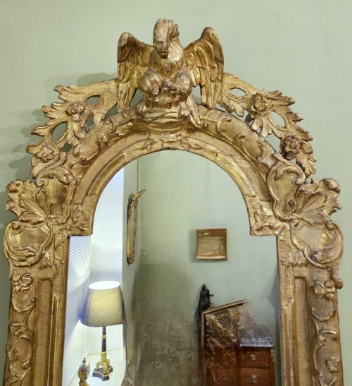 Alternative view of Spiegel Barock Frankreich Regence um 1720  H. 84 cm, Br. 51 cm