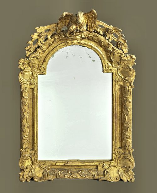 Spiegel Barock Frankreich Regence um 1720  H. 84 cm, Br. 51 cm