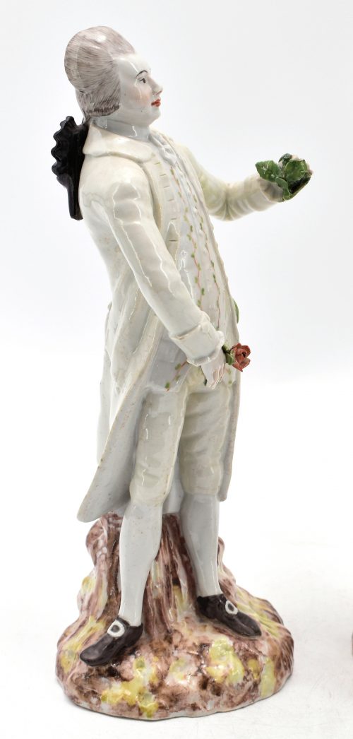 Alternative view of Frühling aus einer Serie von Jahreszeitenfiguren Wallendorf Porzellan um 1780 Modelleur Johann Heinrich Haag attr.  H. 28,5 cm