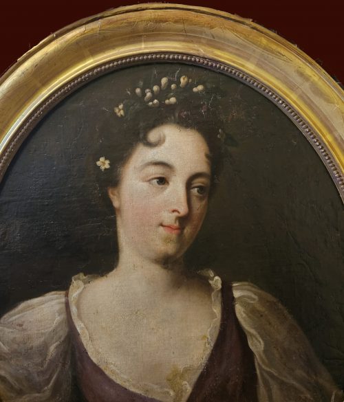 Alternative view of Bon Boullogne 22. Februar 1649 - 17. Mai 1717  Portrait einer Dame - Allegorie Flora