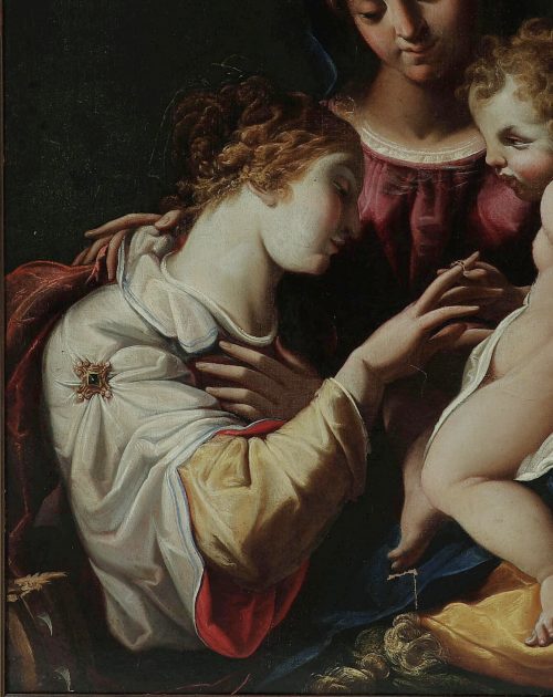 Antiveduto Gramatica (oder auch Grammatica) (1571 - 1626) Die mystische Ehe der heiligen Katharina