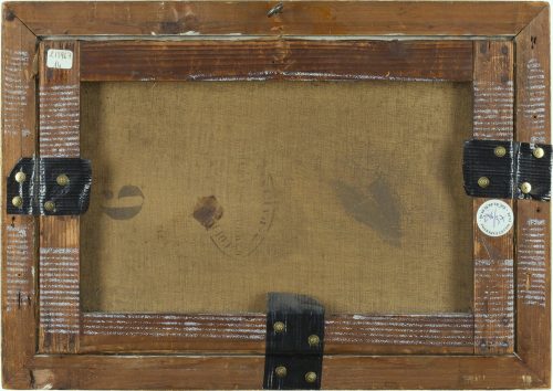 STANISLAS VICTOR ÉDOUARD LEPINE 1835 Caen - 1892 Paris BOIS À MOUDON, 1891 - Provenienz: Collection Dr. Jean Michaux - Expertise René Millet, Paris