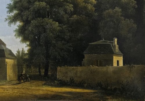 Jean-Victor Bertin (1767 Paris -1842 ebenda) Eingang des Parks von Saint-Cloud