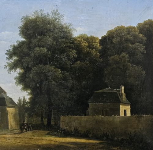 Alternative view of Jean-Victor Bertin (1767 Paris -1842 ebenda)   Eingang des Parks von Saint-Cloud