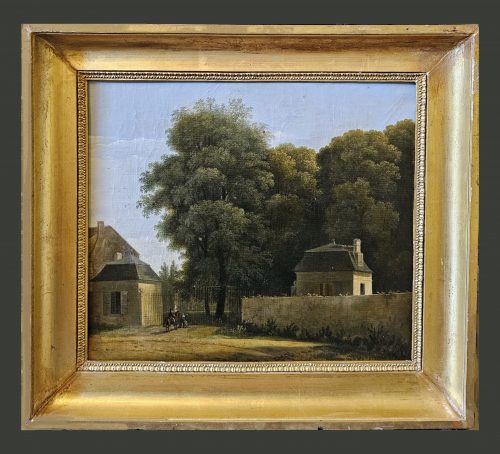 Jean-Victor Bertin (1767 Paris -1842 ebenda)   Eingang des Parks von Saint-Cloud