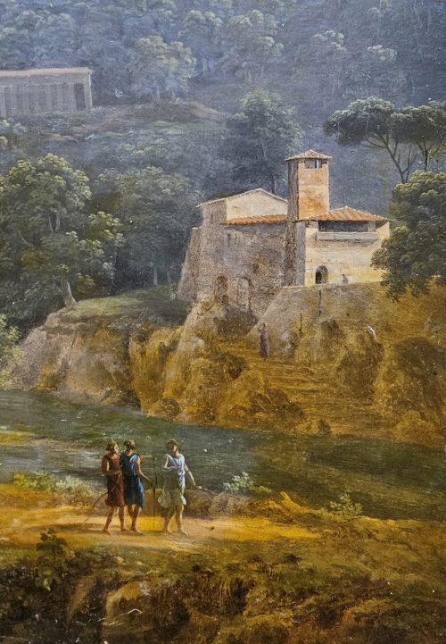 Jean-Victor BERTIN (Paris, 1767 – ebenda, 1842) Landschaft - Expertise Francois Marandet