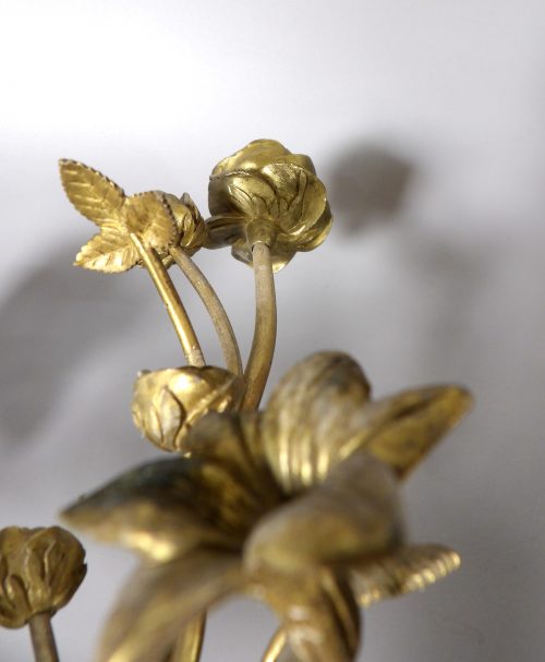 Großer Kandelaber Empire Frankreich um 1800 Allegorie Afrika H. 65 cm, Br. 30 cm