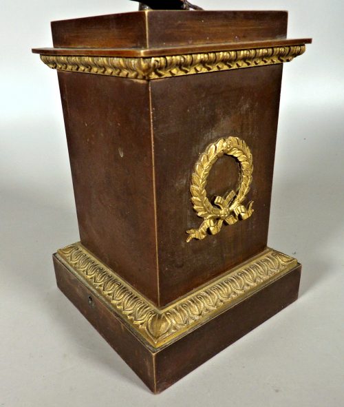 Großer Kandelaber Empire Frankreich um 1800 Allegorie Afrika H. 65 cm, Br. 30 cm