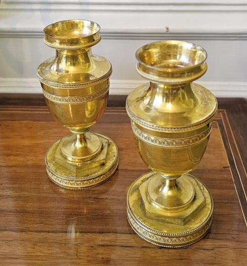 Alternative view of Kerzenständer Kerzenhalter Empire um 1810  H.14 cm