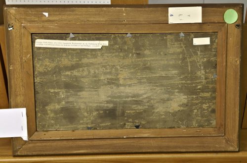 CHARLES FRANÇOIS DAUBIGNY (1817 Paris 1878) Flusslandschaft mit Wäscherin signiert