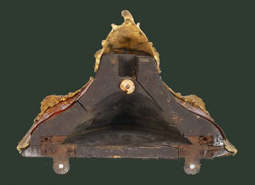 Konsole Wandkonsole Frankreich Rokoko Louis XV um 1740 rotes Schildpatt L. 28 cm, H. 19 cm, T. 15 cm