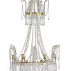 Kristalllüster Klassizismus Louis XVI um 1790 H. 90 cm, D. 75 cm