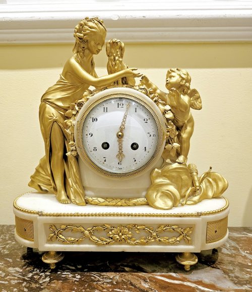 Pendule „à la Fidélité” (Allegorie auf die Treue) Klassizismus Louis XVI Frankreich um 1790