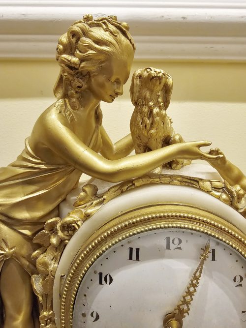 Pendule „à la Fidélité” (Allegorie auf die Treue) Klassizismus Louis XVI Frankreich um 1790