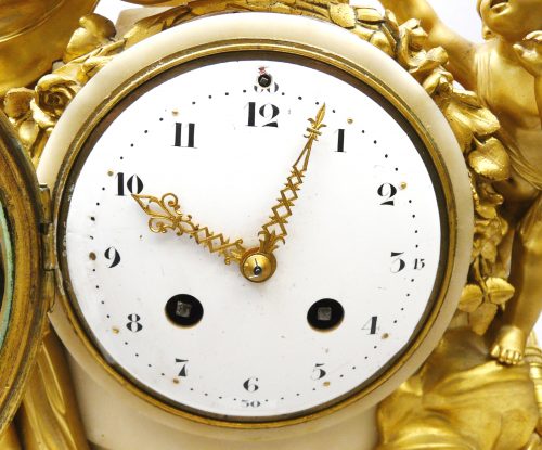 Pendule „à la Fidélité” (Allegorie auf die Treue) Klassizismus Louis XVI Frankreich um 1790