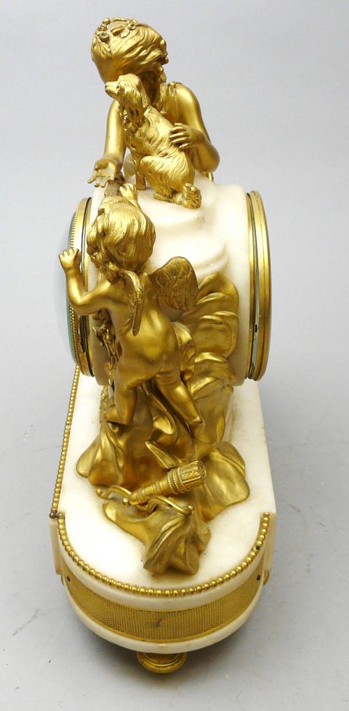 Pendule „à la Fidélité” (Allegorie auf die Treue) Klassizismus Louis XVI Frankreich um 1790