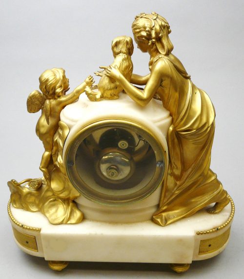 Pendule „à la Fidélité” (Allegorie auf die Treue) Klassizismus Louis XVI Frankreich um 1790