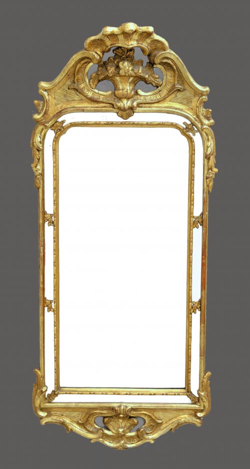 Spiegel Rokoko Louis XV um 1760  97x43 cm