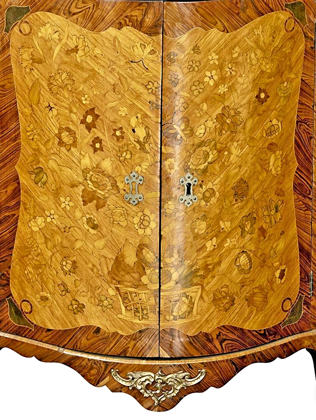 Eckkommode Rokoko Encoignure Frankreich Um 1760 GESTEMPELT F.BURY FERDINAND BURY 1740-1795 Maître 27.Juli 1774 – Bild 2