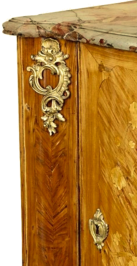 Alternative view of Kommode Eckkommode Rokoko Encoignure Frankreich Louis XV um 1760  88,5 x 51,5 x 51,5 cm