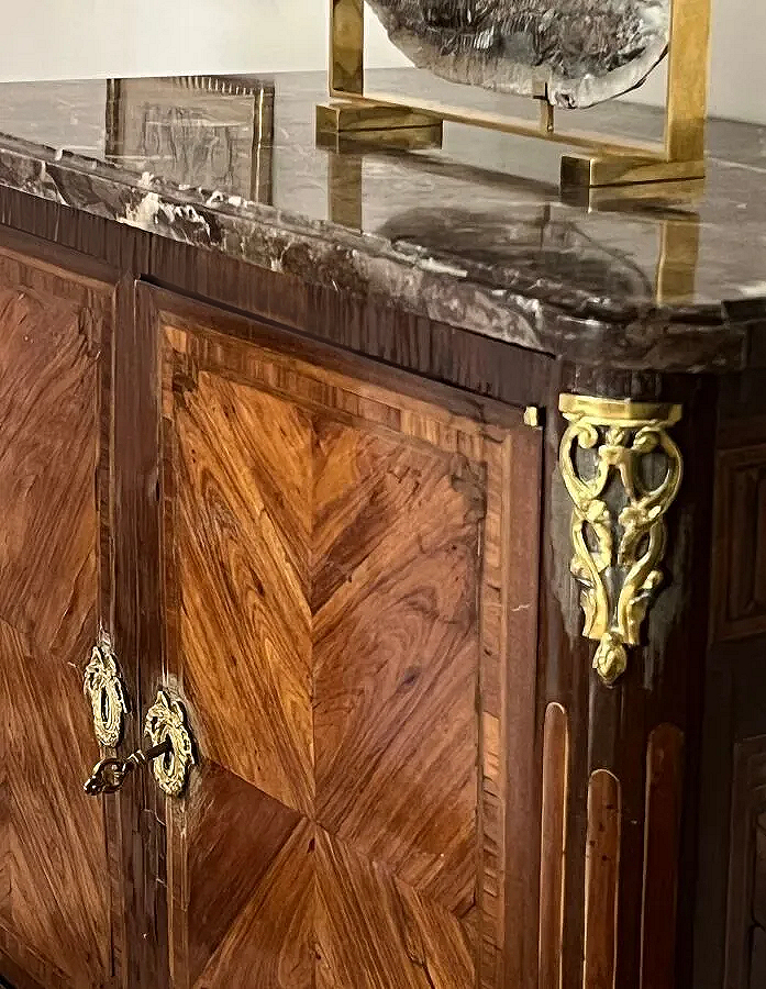 Kommode Anrichte Buffet Rokoko Frankreich Transition Louis XV um 1765 gestempelt A.L.GILBERT André Louis Gilbert (17466-1809) – Bild 3