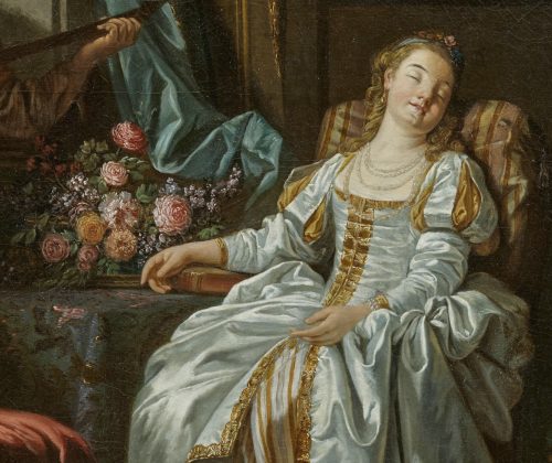 Jean-Baptiste Leprince (Metz 1734–1781 Saint-Denis-du-Port) L’Amour à l’espagnole - Expertise Francois Marandet London