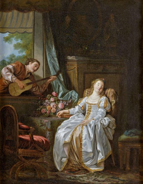 Alternative view of Jean-Baptiste Leprince (Metz 1734–1781 Saint-Denis-du-Port)  L’Amour à l’espagnole - Expertise Francois Marandet London