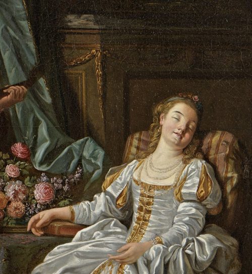 Jean-Baptiste Leprince (Metz 1734–1781 Saint-Denis-du-Port) L’Amour à l’espagnole - Expertise Francois Marandet London