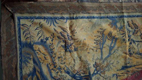Tapisserie Jacquard Frankreich 1.Hälfte 19.Jh. 170 cm x 210 cm