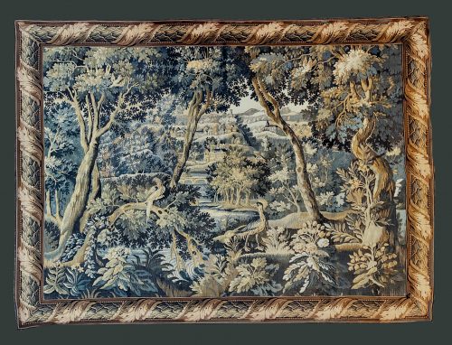 Tapisserie Jacquard Frankreich 1.Hälfte 19.Jh. 170 cm x 210 cm