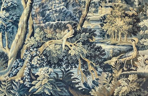 Tapisserie Jacquard Frankreich 1.Hälfte 19.Jh. 170 cm x 210 cm