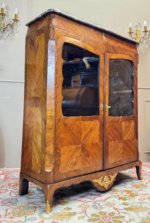 Vitrine Rokoko Frankreich Louis XV Gestempelt L.BOUDIN um 1765 LEONARD BODIN 1735-1807 Maître 4.März 1761