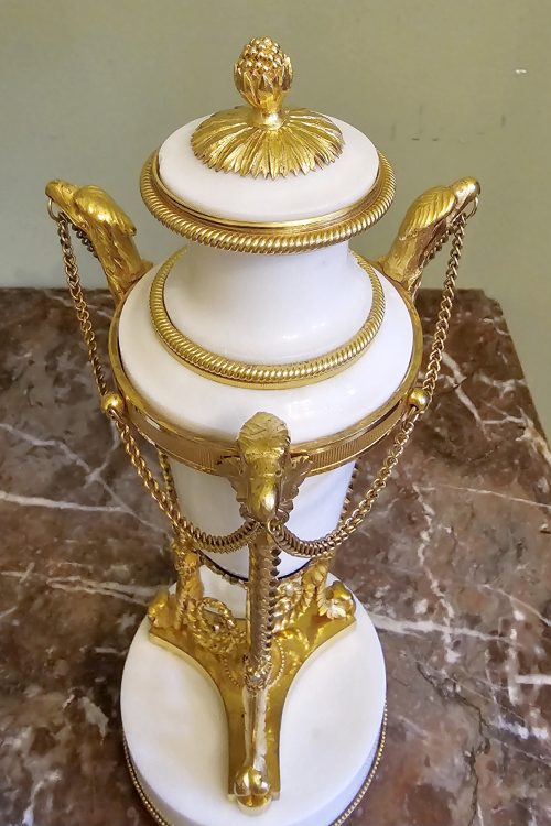 Vase Klassizismus Cassolette Frankreich Louis XVI um 1790 H. 28 cm