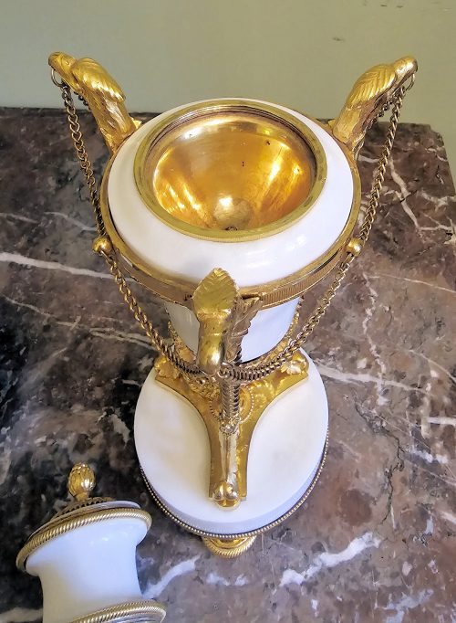 Vase Klassizismus Cassolette Frankreich Louis XVI um 1790 H. 28 cm
