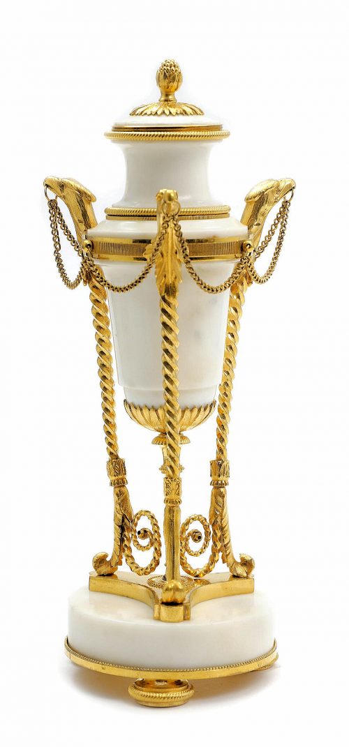 Vase Klassizismus Cassolette Frankreich Louis XVI um 1790   H. 28 cm