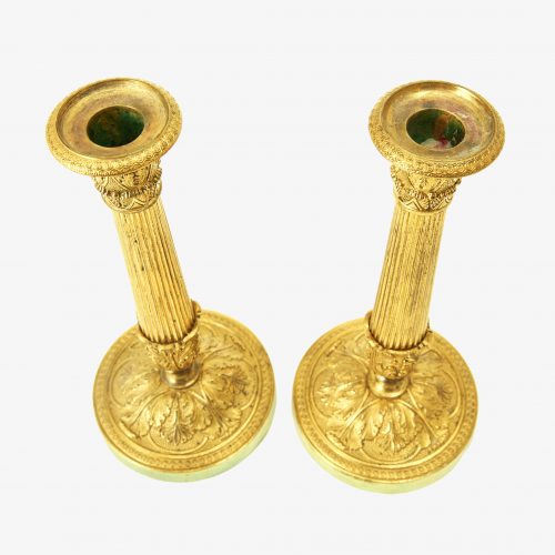 Kerzenständer Kerzenhalter Empire Frankreich um 1820 H.24 cm