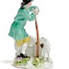 Meissen Porzellan Hirte mit Hund Um 1750