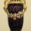 Potpourri Vase Glas Amethyst Farbe Klassizismus Louis XVI Frankreich 19.Jh. Höhe 32 cm