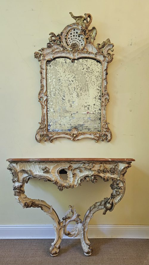 Hochbedeutende Spiegelkonsole Spiegel Konsole Johann Michael Hoppenhaupt d. Ältere (1709 – 1769)  Berlin/Potsdam, um 1755/60 – Bild 8