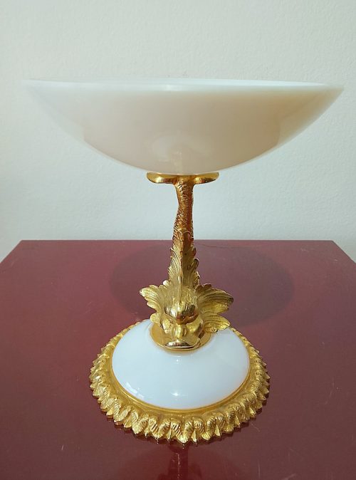 Tazza Schale Opalinglas Empire Frankreich um 1820