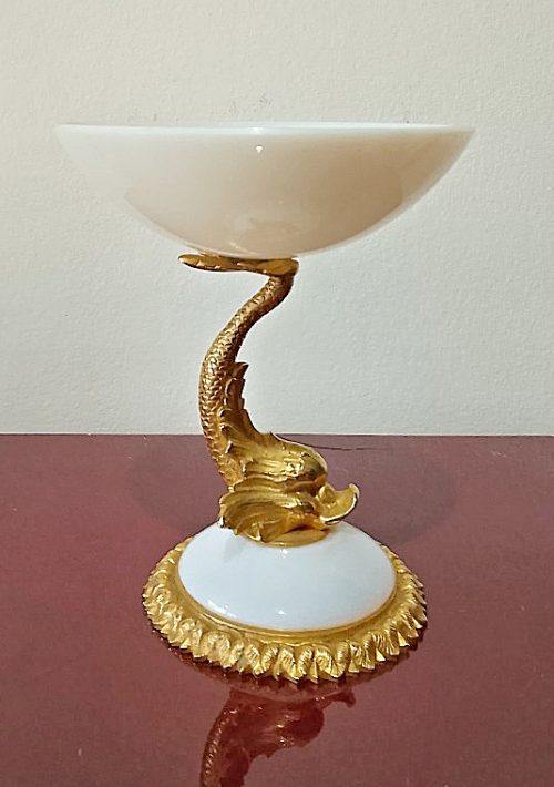 Tazza Schale Opalinglas Empire Frankreich um 1820