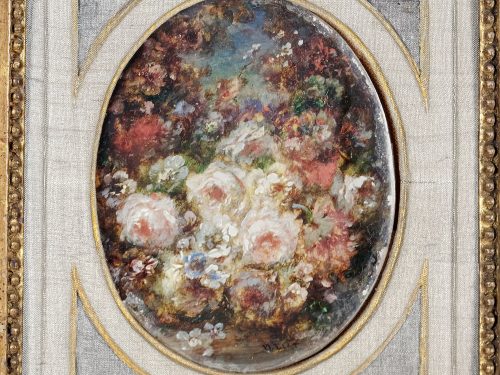 Narcisse Virgilio Díaz de la Peña 1807 – 1876 Paar Blumenstillleben Pendants - signiert