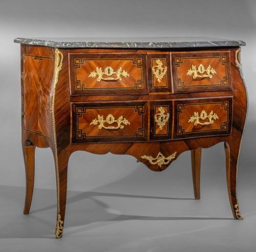 Kommode Rokoko Frankreich Louis XV um 1765  gestempelt H.WIRTZ   Henri Wirtz Maître 5. Oktober 1748    T. 58 cm Br. 100 cm H. 85 cm