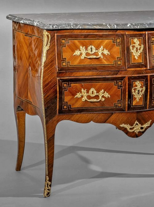 Kommode Rokoko Frankreich Louis XV um 1765 gestempelt H.WIRTZ Henri Wirtz Maître 5. Oktober 1748 T. 58 cm Br. 100 cm H. 85 cm
