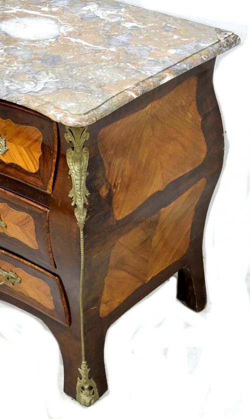 Kommode Rokoko Frankreich Louis XV um 1750 Jean-Charles Ellaume attr.  L. 129 cm, H. 84 cm, T. 64 cm – Bild 5