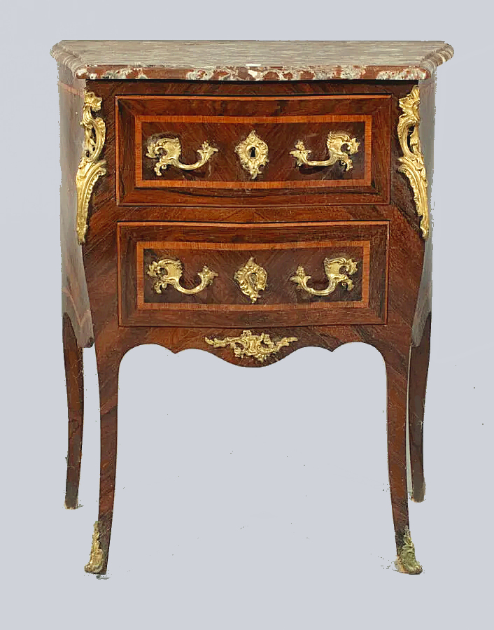 Kommode Rokoko Frankreich Louis XV um 1750  H.85 cm, Br. 69 cm, T.37 cm