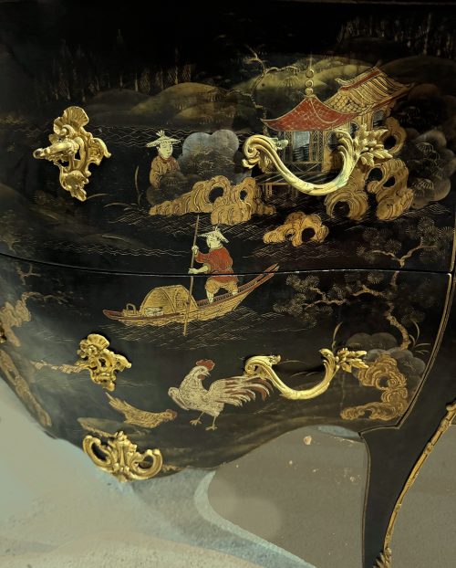 Kommode Rokoko Frankreich Louis XV um 1750 Koromandellack Adrien Delorme attr.  Br. 88 cm, H. 84 cm, T. 48 cm  Adrien Delorme Maître 22. Juni 1748 – Bild 6
