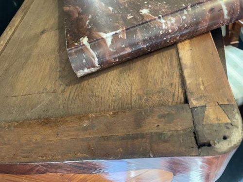 Schrank Rokoko Frankreich Transition um 1765  H. 144 cm, Br. 88 cm, T. 40 cm – Bild 7
