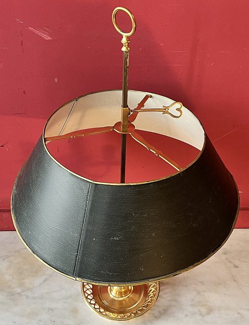 Alternative view of Schreibtischlampe Bouillotte Klassizismus Frankreich Louis XVI um 1790   H. 64,5 cm