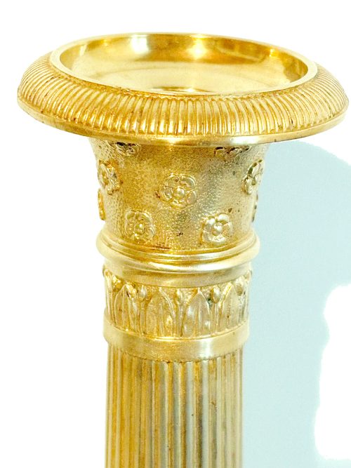 Kerzenständer Empire Frankreich um 1810  H. 24,5 cm – Bild 3